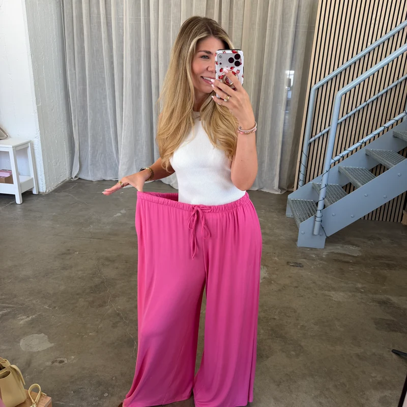 Basic Stoffhose - Pinky (XS-XXL)