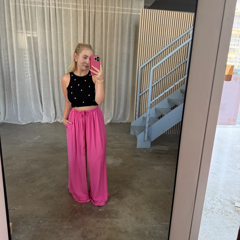 Basic Stoffhose - Pinky (XS-XXL)