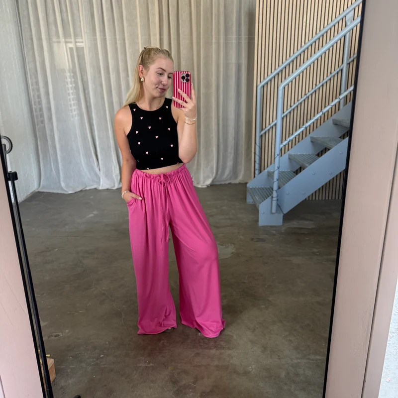 Basic Stoffhose - Pinky (XS-XXL)