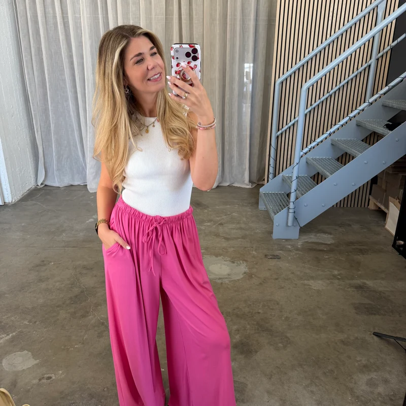 Basic Stoffhose - Pinky (XS-XXL)