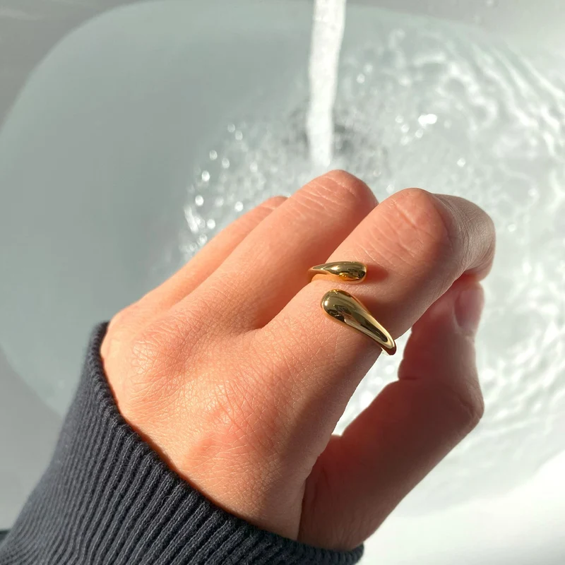 Embraced Ring | 18K vergoldet