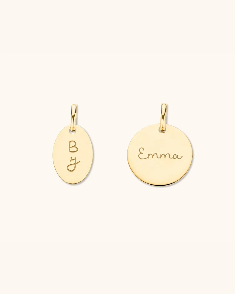 14k Gepersonaliseerde Losse Bedels met naam - Gepersonaliseerd Sieraad