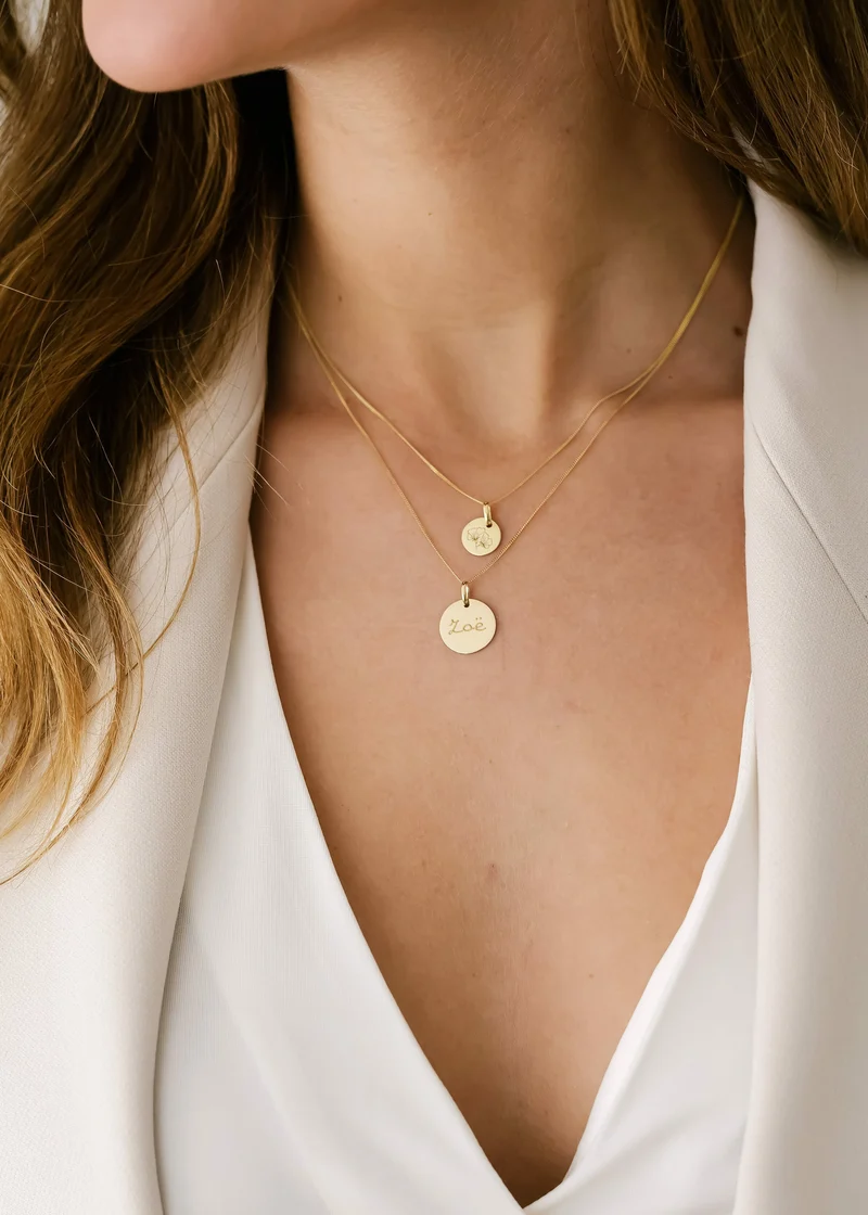 14k Gepersonaliseerde Losse Bedels met naam - Gepersonaliseerd Sieraad