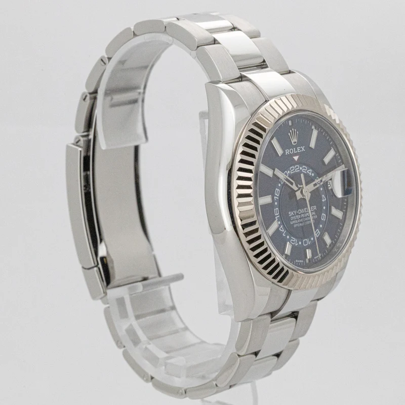 Rolex Sky-Dweller Oyster Blue Dial 326934 42mm Edelstahl Dif FR17030 X