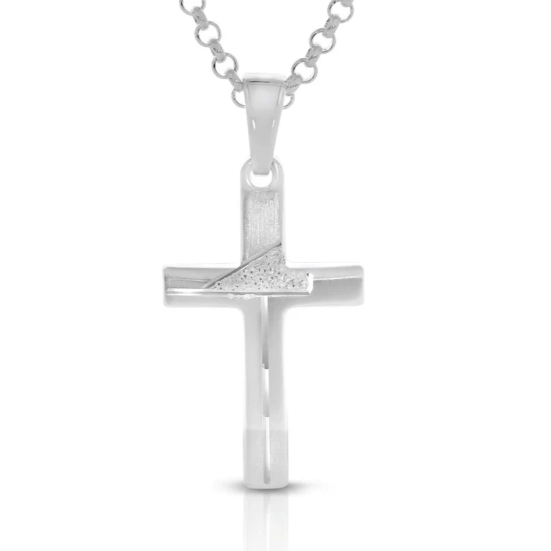 Kreuz Kette 925 Sterling Silber Kreuzanhänger