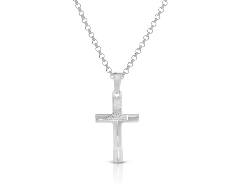 Kreuz Kette 925 Sterling Silber Kreuzanhänger