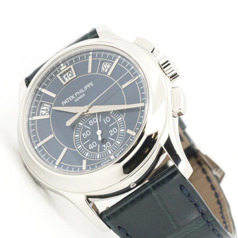 Patek Philippe Annual Calendar 5905P Chronograph 42mm Blue Dial Platin T