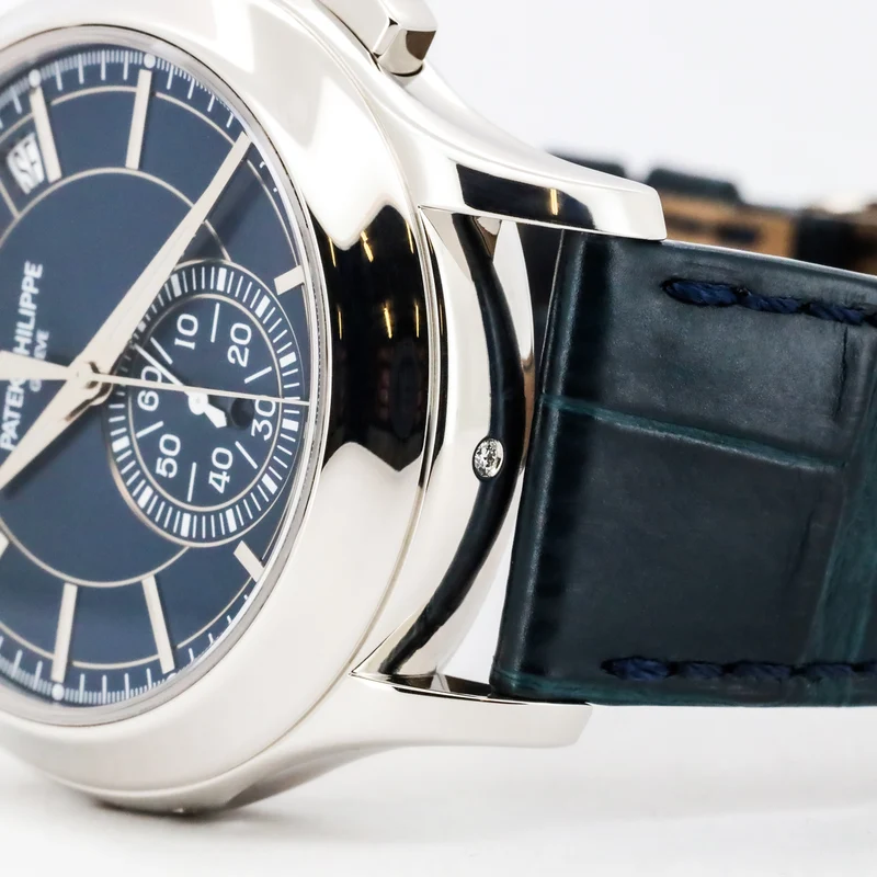 Patek Philippe Annual Calendar 5905P Chronograph 42mm Blue Dial Platin T