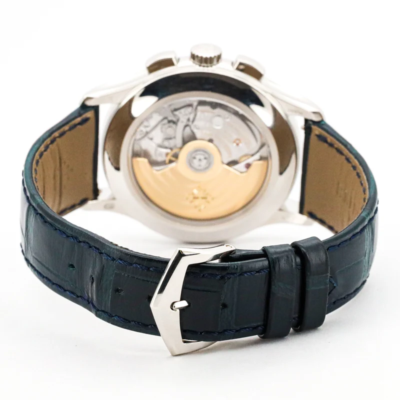 Patek Philippe Annual Calendar 5905P Chronograph 42mm Blue Dial Platin T