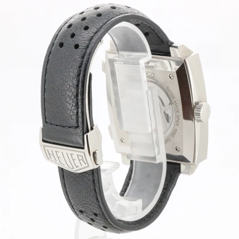Tag Heuer Monaco 39mm Cal.11 CAW211P Leder Chronograph Box AVS19052