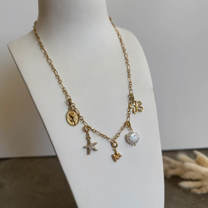 Tiny Charm Kette | Gold