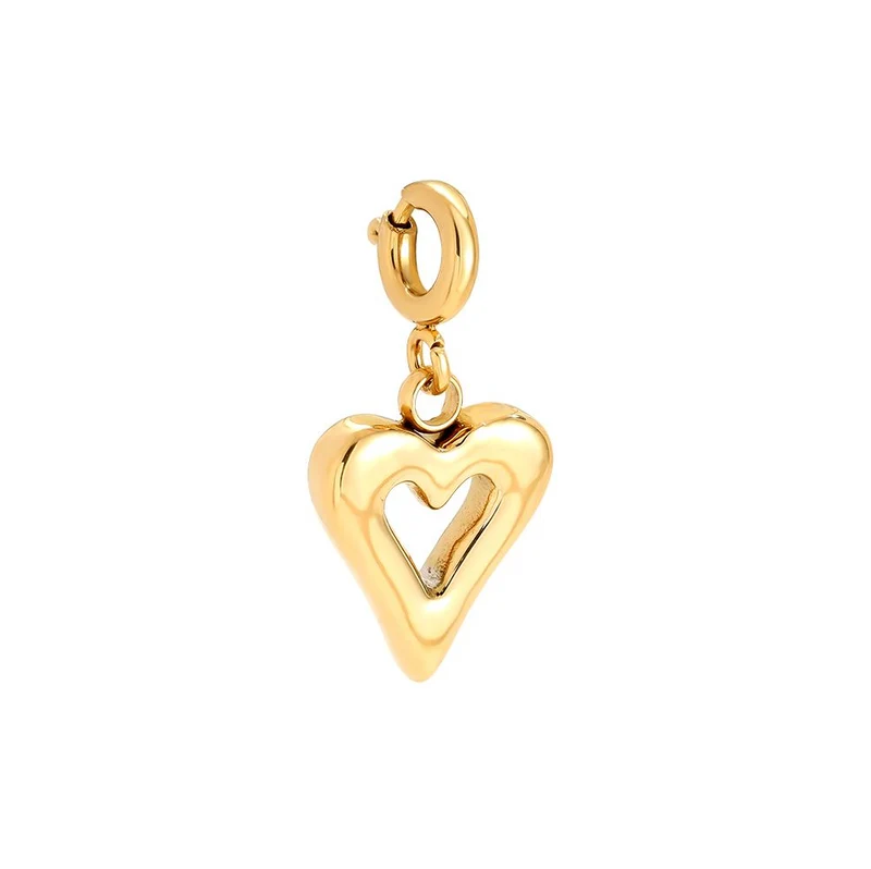 Tiny Charm Chunky Heart | Gold