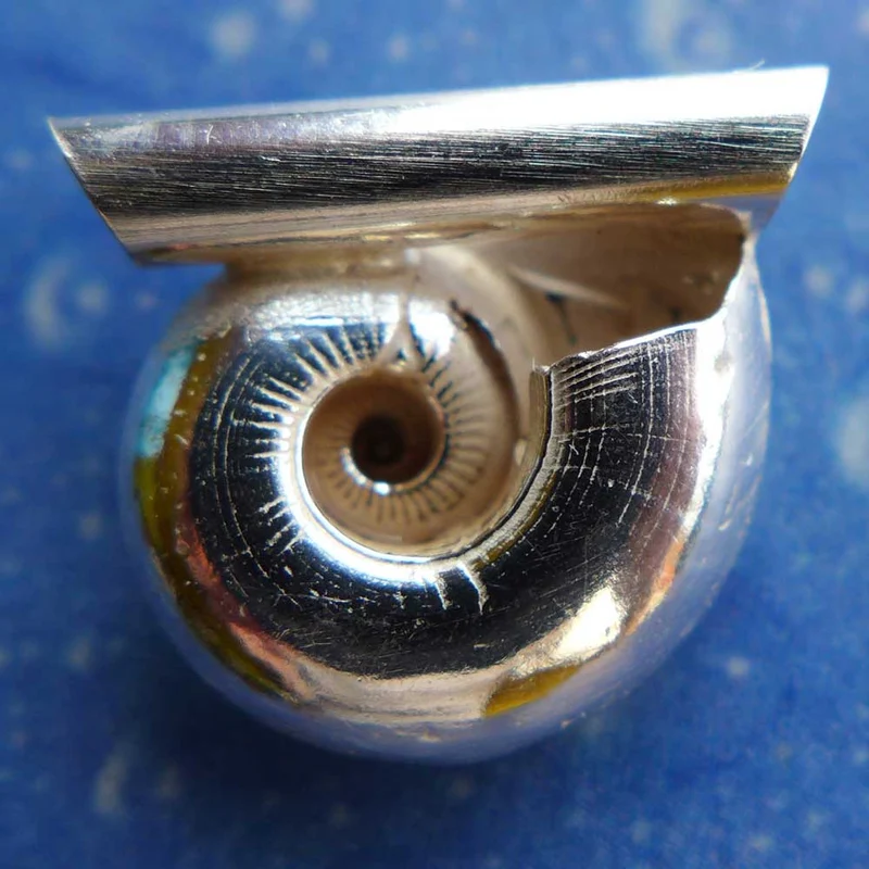 Taucherschmuck Anhänger Schnecke Sonnenknopf