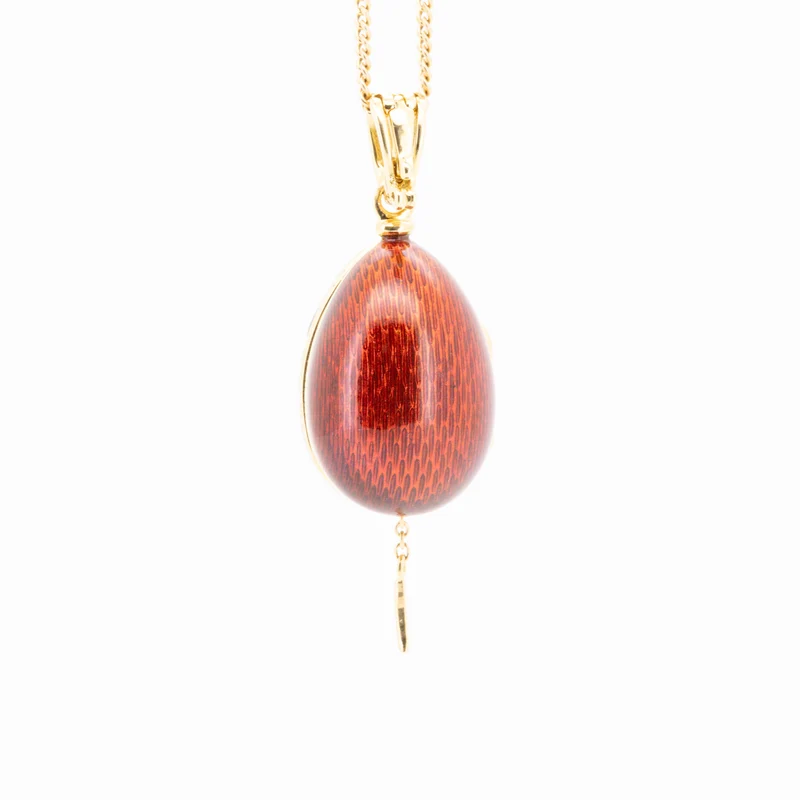 Faberge Anhänger Ei XL Zertifikat 750/18k Emaille Brillanten F-133175