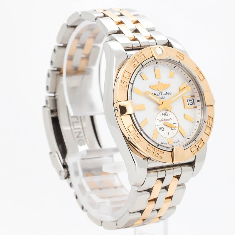 Breitling Galactic 36mm C37330 Mother of Pearl Automatik Stahl-Gold