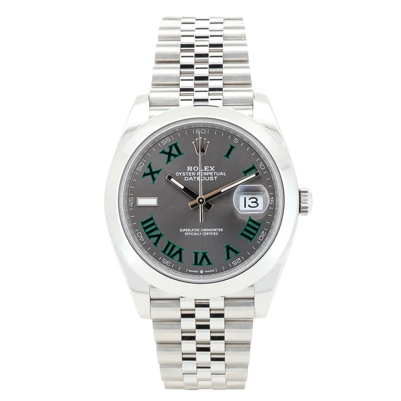 Rolex Datejust 41 126300 Wimbledon Jubille Full Set