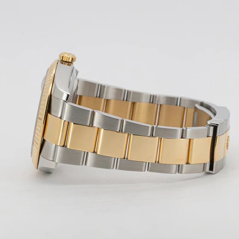 Rolex Datejust 41 126333 Oyster Stahl Gold Diamond Dial Automatik LC100 X