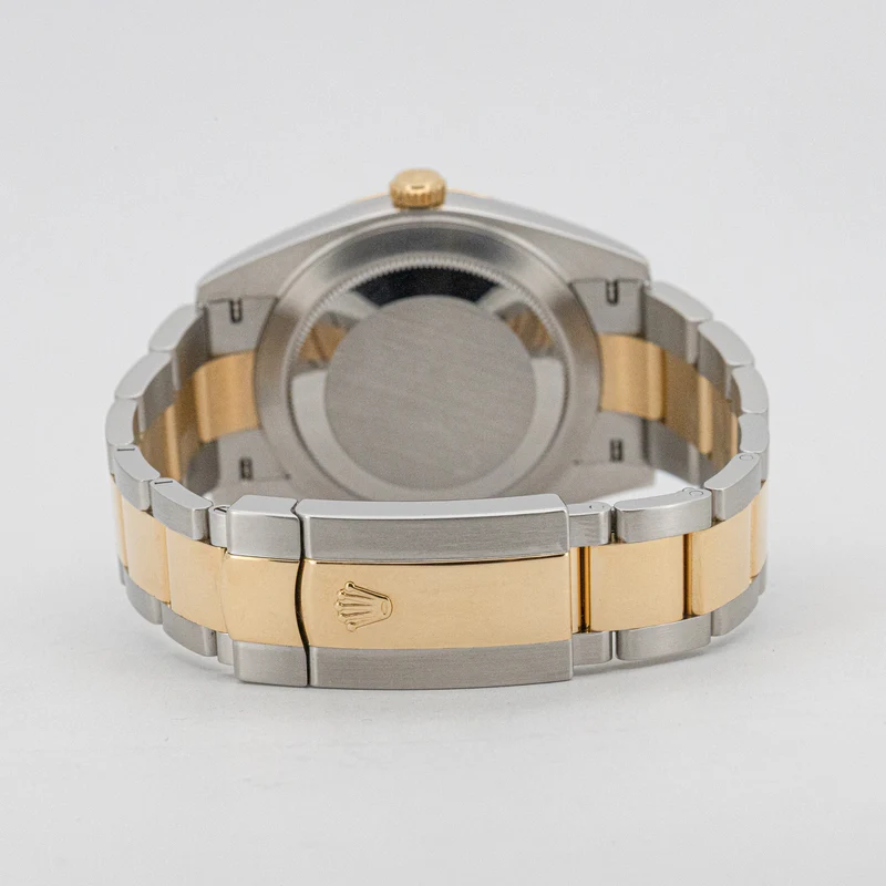 Rolex Datejust 41 126333 Oyster Stahl Gold Diamond Dial Automatik LC100 X