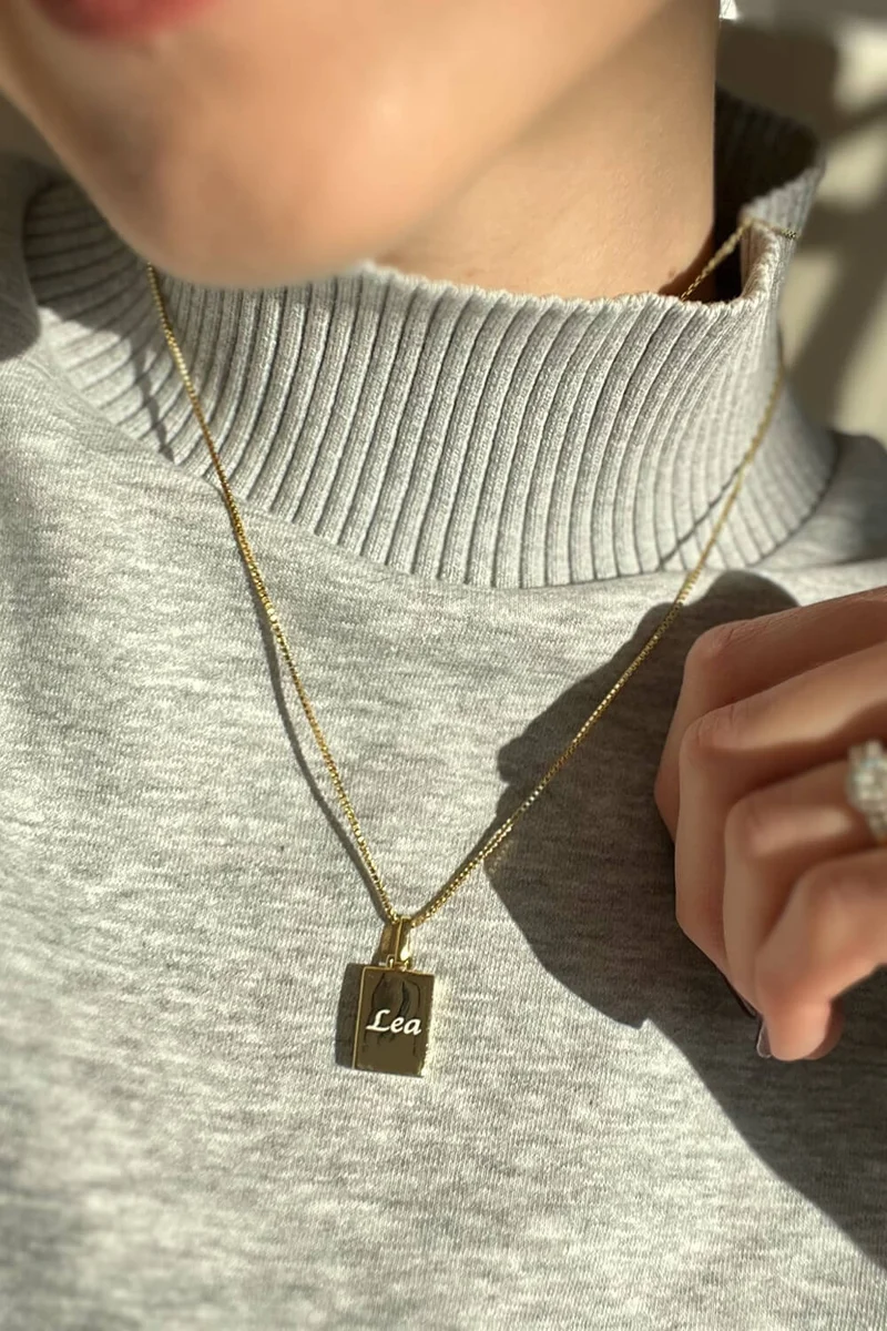 Engravable Locket Necklace