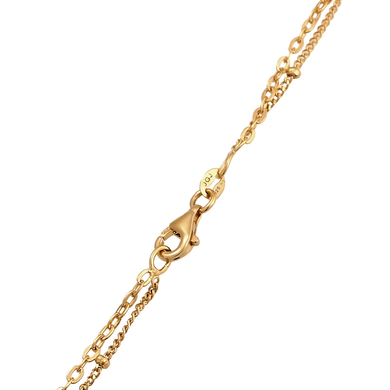 Layer-Kette Stern | mit Kristallen von Swarovski® (Weiß)