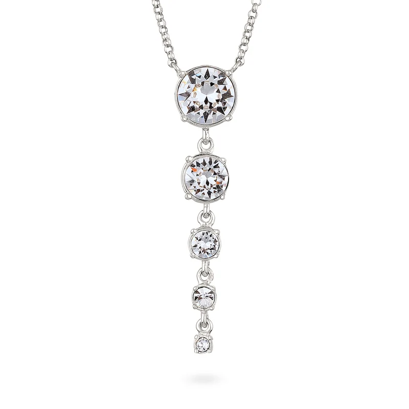Halskette | Mit Kristallen von Swarovski® (Weiß)