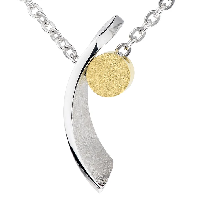 Edelstahl Collier vergoldet ERNSTES DESIGN K751