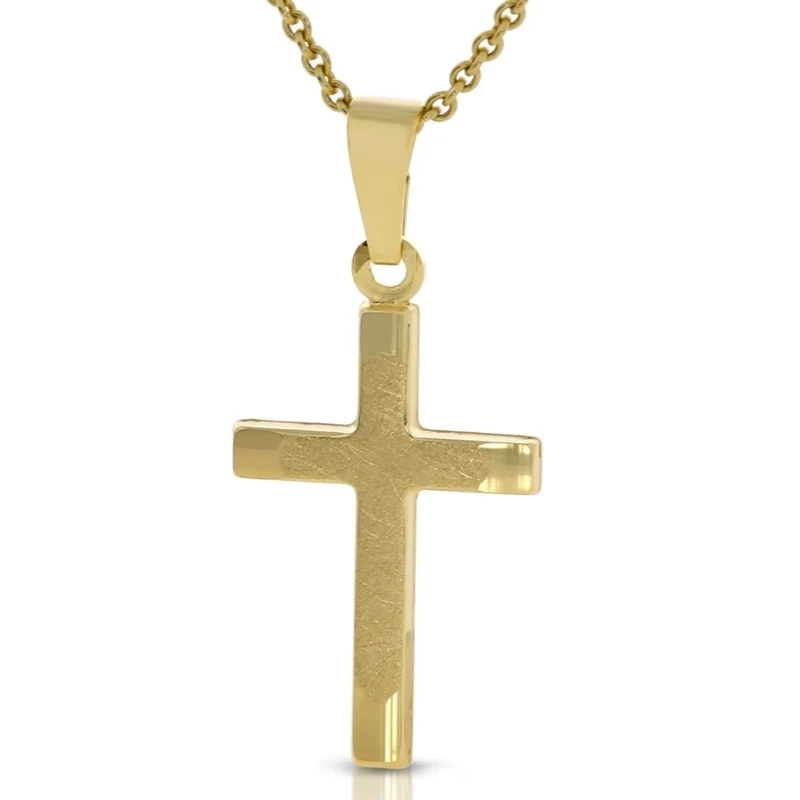 Kreuz Kette 333er Gold Schmuck Taufschmuck