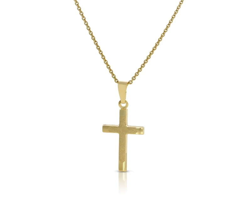 Kreuz Kette 333er Gold Schmuck Taufschmuck