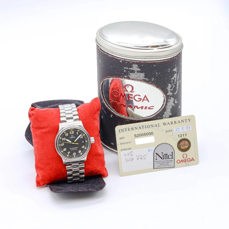Omega Genève Dynamic 36mm 52005000 B&P Automatik Edelstahl Dif FR15287