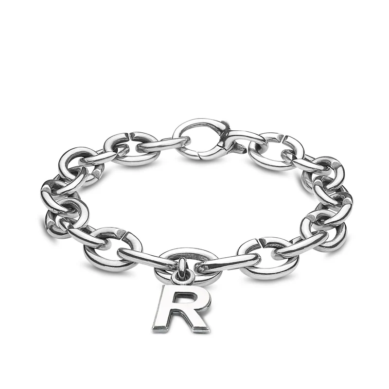 R, Single Silber Link