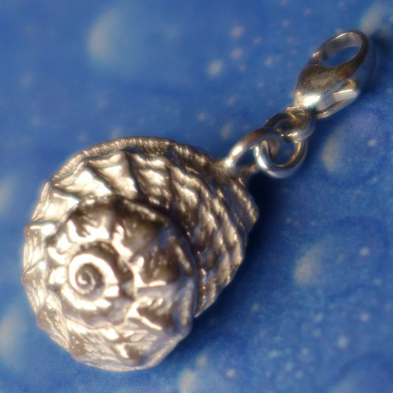 Schneckenhaus in Silber Charm Mass Schnecke