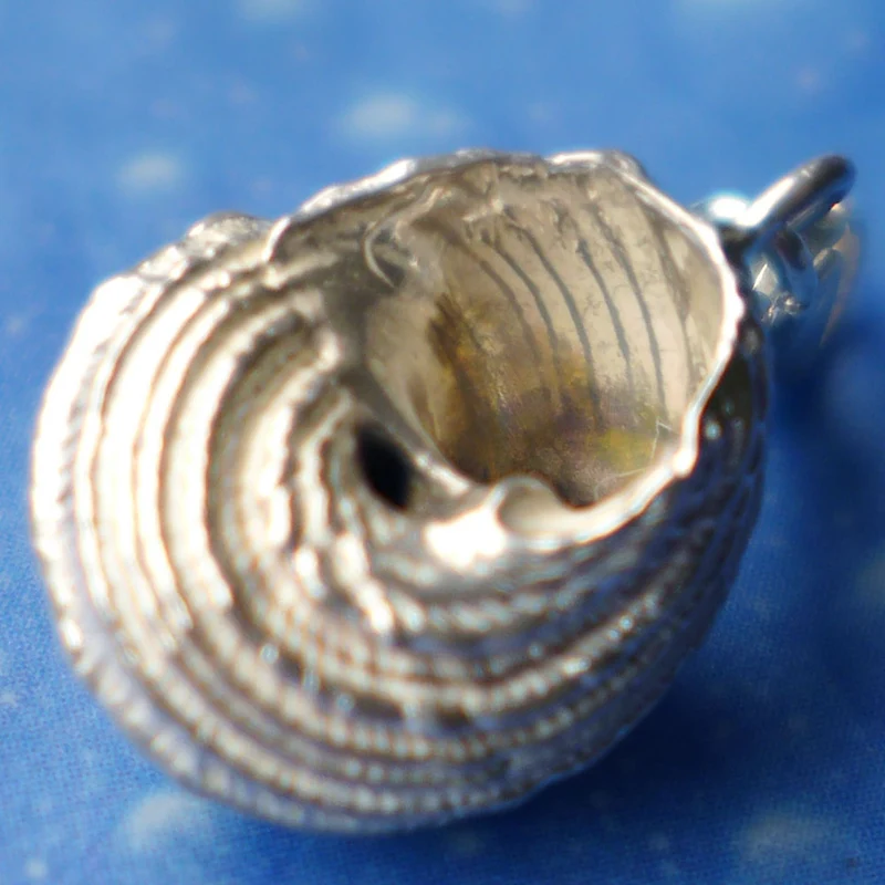 Schneckenhaus in Silber Charm Mass Schnecke