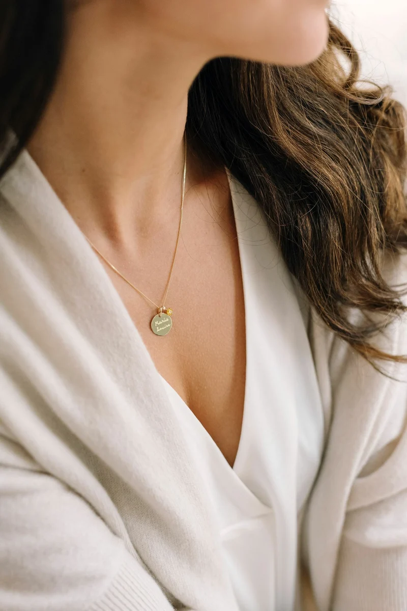 14k Losse Geboortesteen Charm bedel - Geboortesteen Bedel