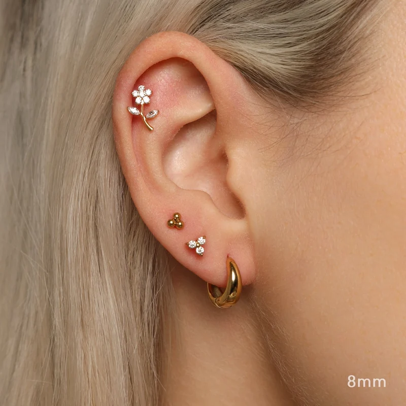 Kate Ohrringe | 18K vergoldet