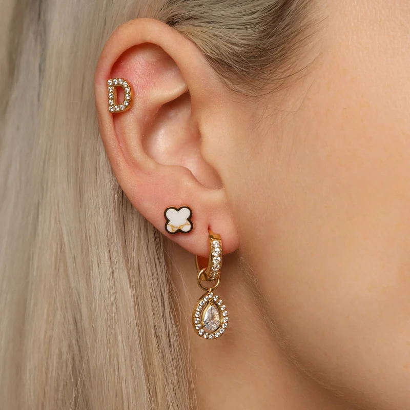 Glamour Drop Ohrringe | 18K vergoldet
