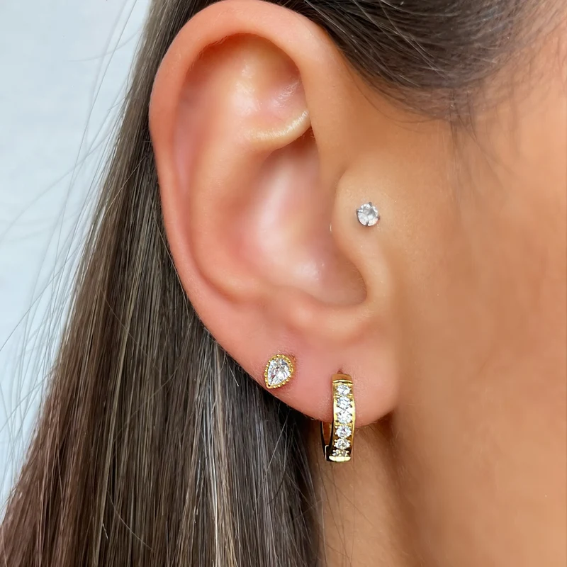 Glamour Drop Ohrringe | 18K vergoldet