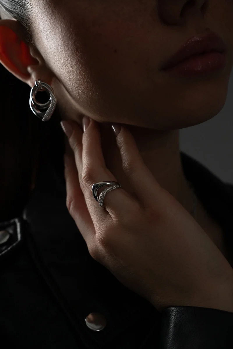 Crystal Galaxy Ring