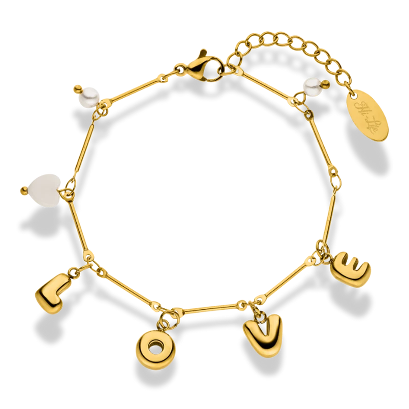 Bubble Love Armband 14K Vergoldet