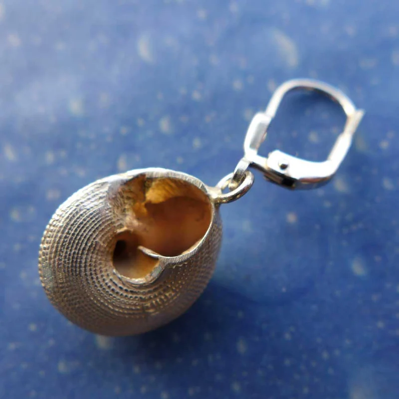 Schnecken Ohrringe Silber Erdbeer