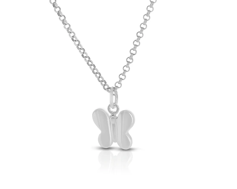 Kette Schmetterling 925 Sterling Silber Kinderschmuck