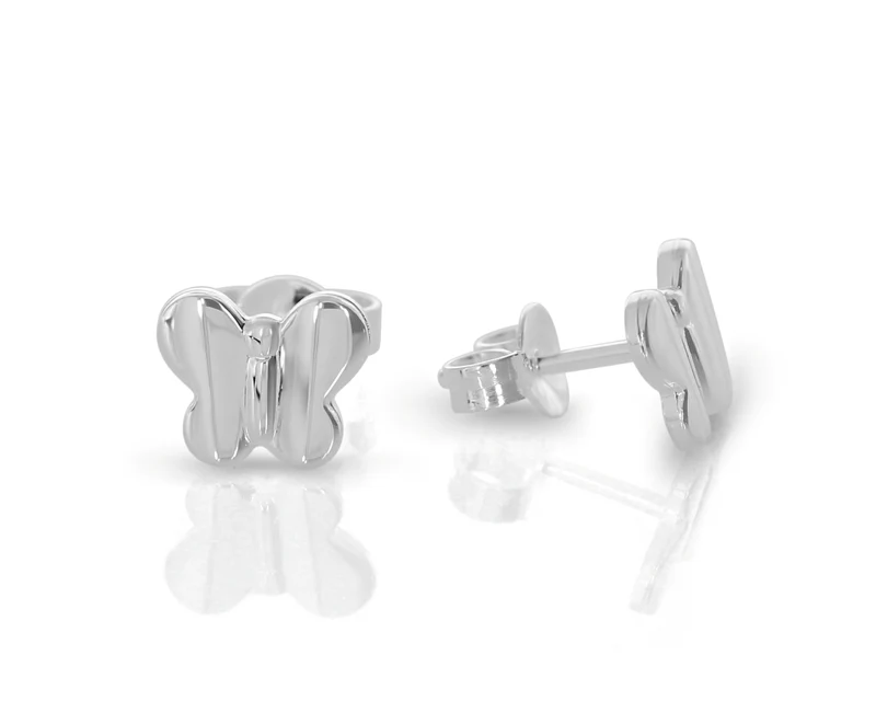 Ohrstecker Silber Schmetterling, Schmuck Kinder 925 Silber