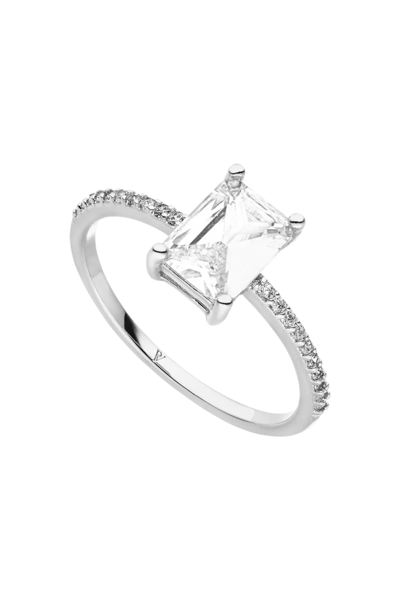Emerald Pavé Ring