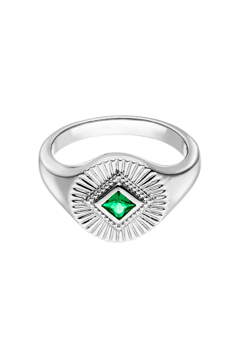 Emerald Signet Ring