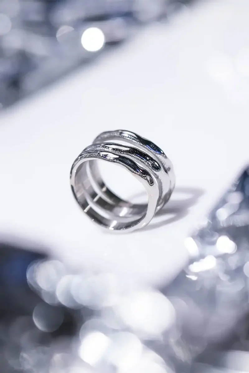 Molten Triple Ring
