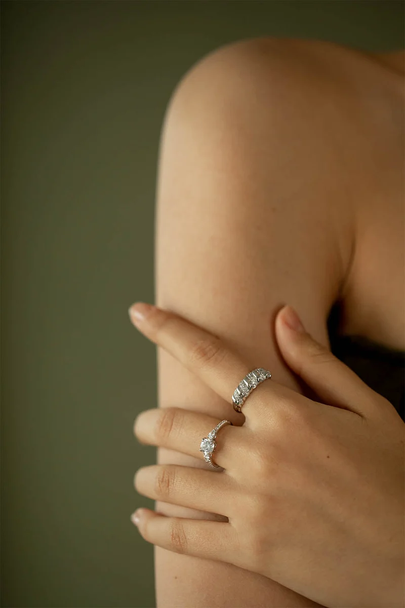 Sparkle Twisted Ring