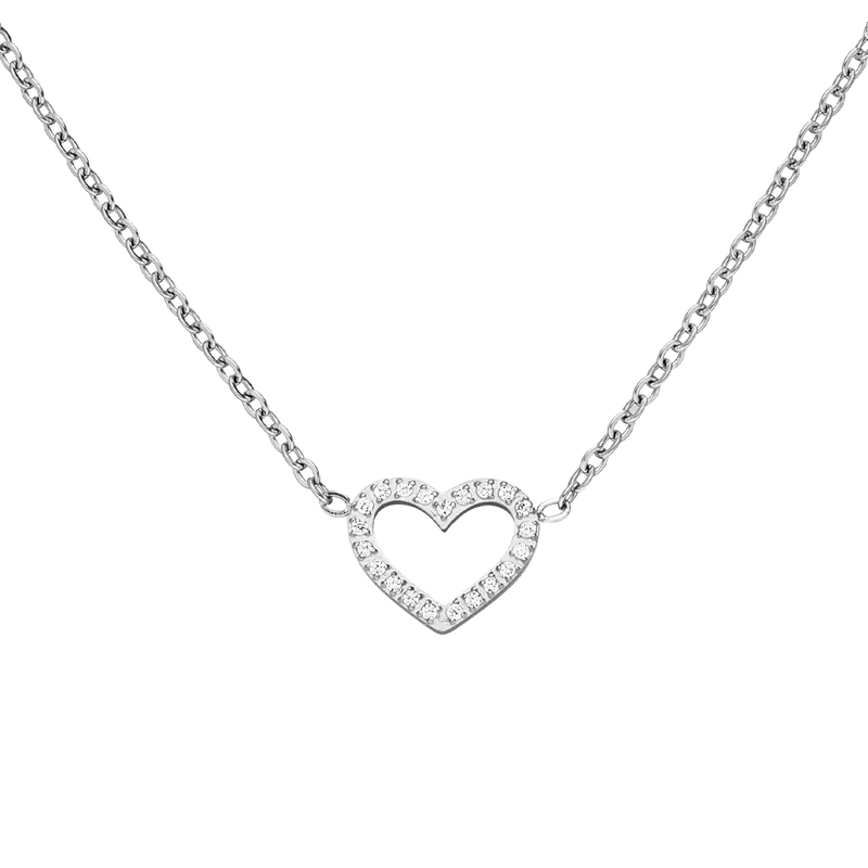 Shine Heart Halskette | 18K vergoldet