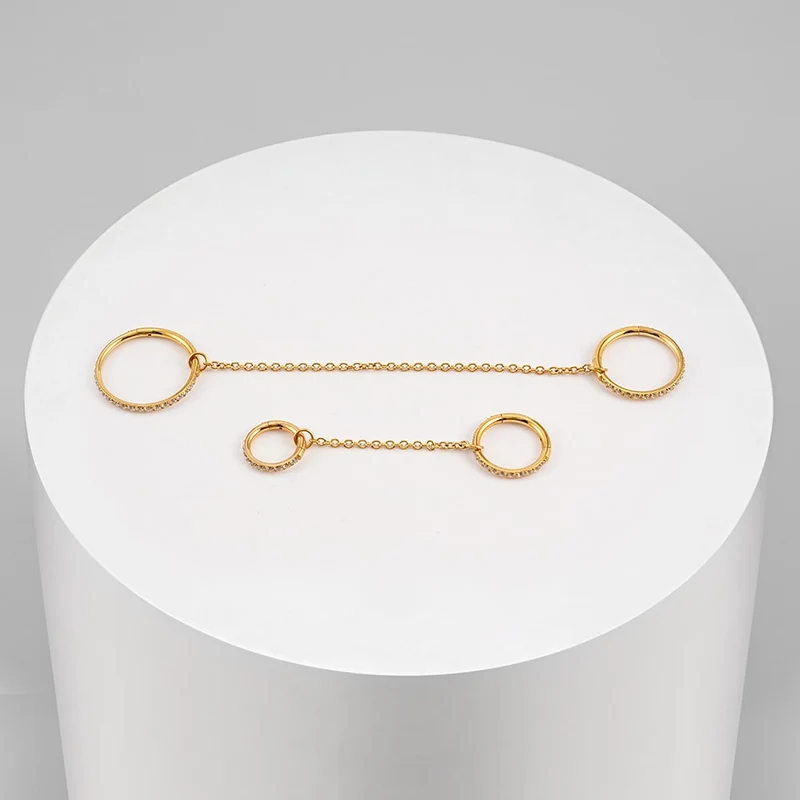 Kette für Piercings & Ohrringe