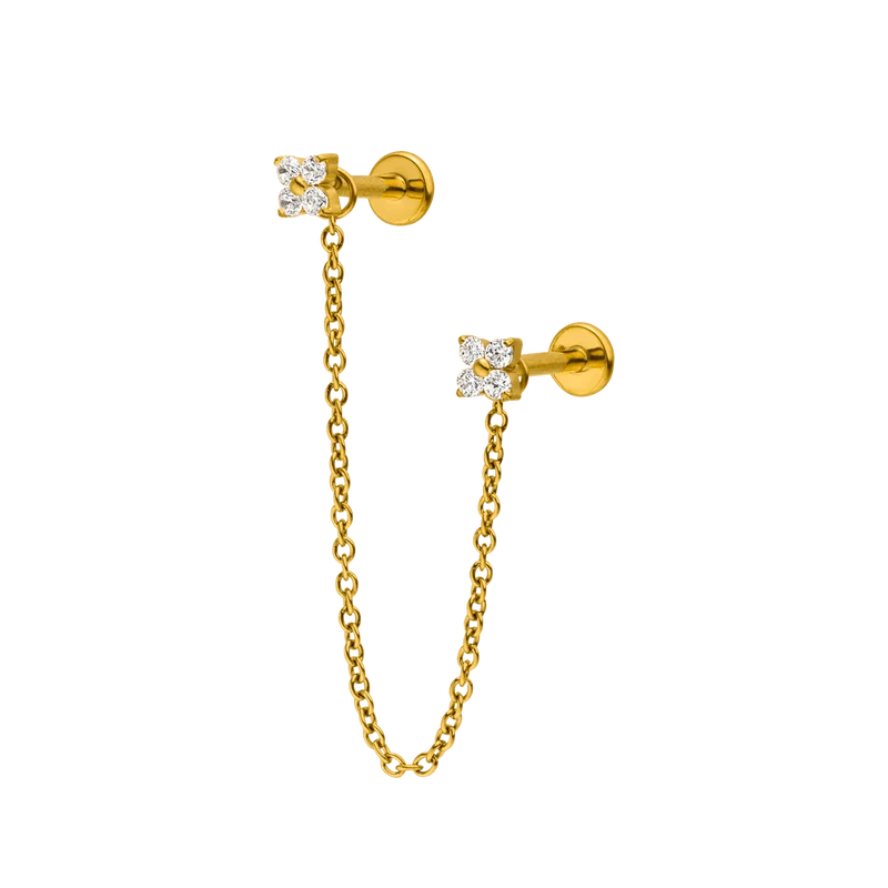 Kette für Piercings & Ohrringe