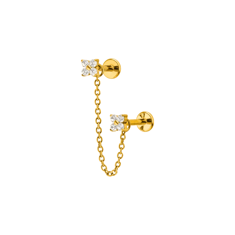 Kette für Piercings & Ohrringe