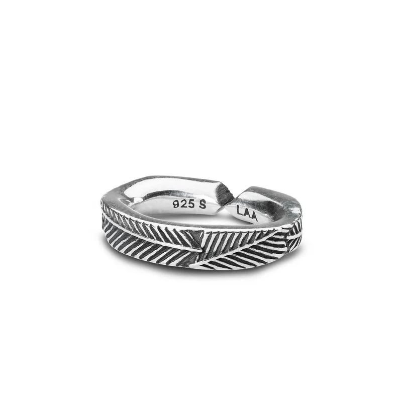 Palmwedel, Single Silber Link